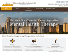 Tablet Screenshot of chicagolandpsychologist.com